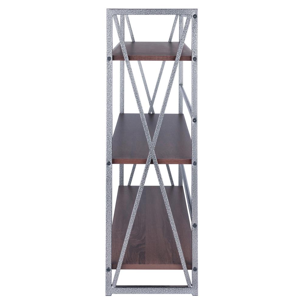 Isa 3-Tier Shelf, Graphite and Walnut. Picture 3