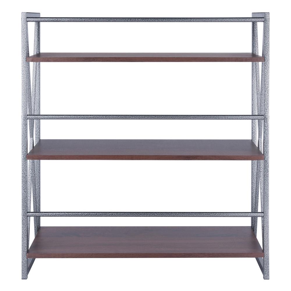Isa 3-Tier Shelf, Graphite and Walnut. Picture 4