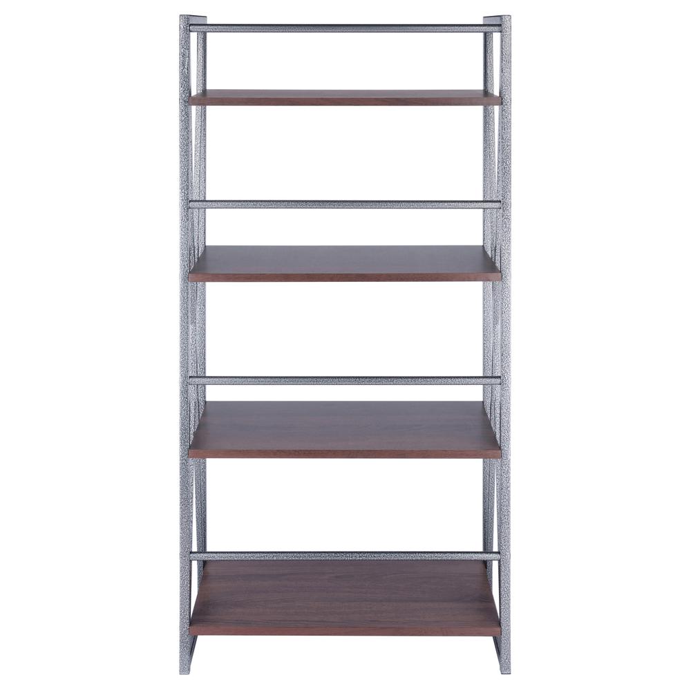 Isa 4-Tier Shelf, Graphite and Walnut. Picture 5