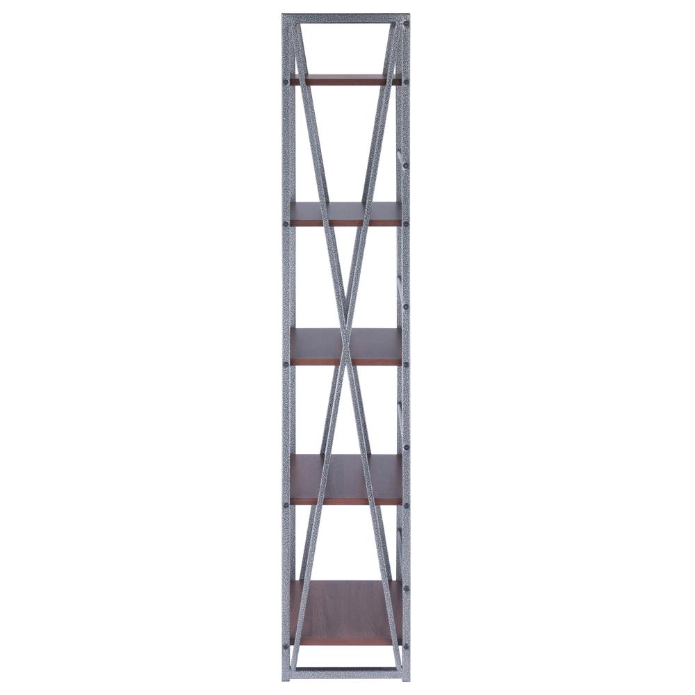 Isa 5-Tier Shelf, Graphite and Walnut. Picture 3