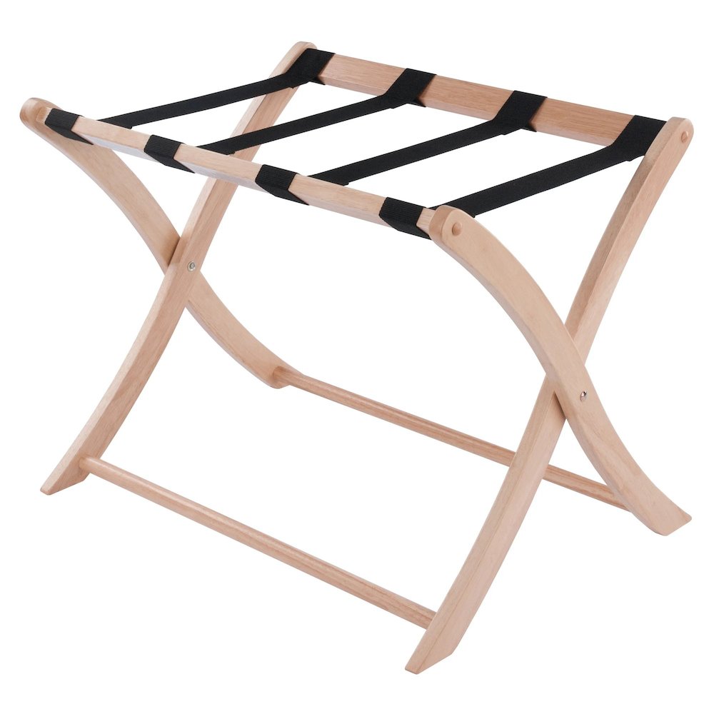 Scarlett Luggage Rack, Natural Finish. Picture 1