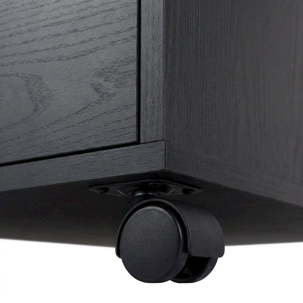 Black 6-Drawer Mobile Storage Cabinet, Rolling Multi-Storage. Picture 5