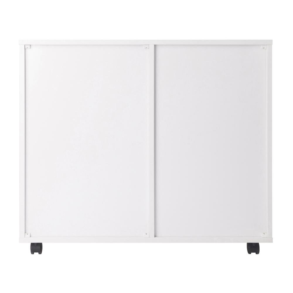 White Small File Cabinet – Mobile Wood Filing Cabinet with Drawers. Picture 8