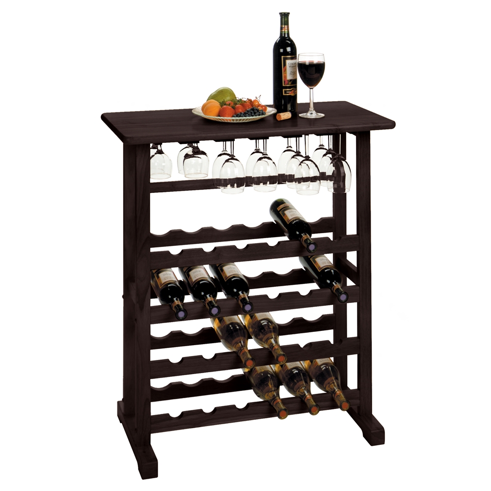 Vinny Wine Rack Espresso. Picture 2