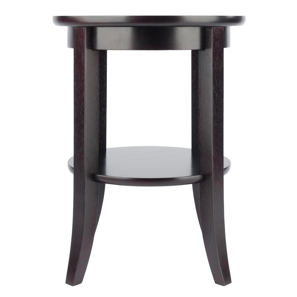 Genoa End Table, Glass Inset, one shelf. Picture 3