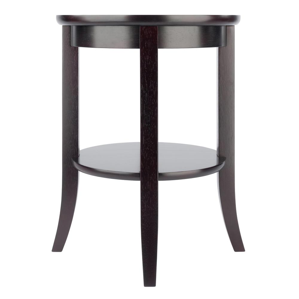 Genoa End Table, Glass Inset, one shelf. Picture 4