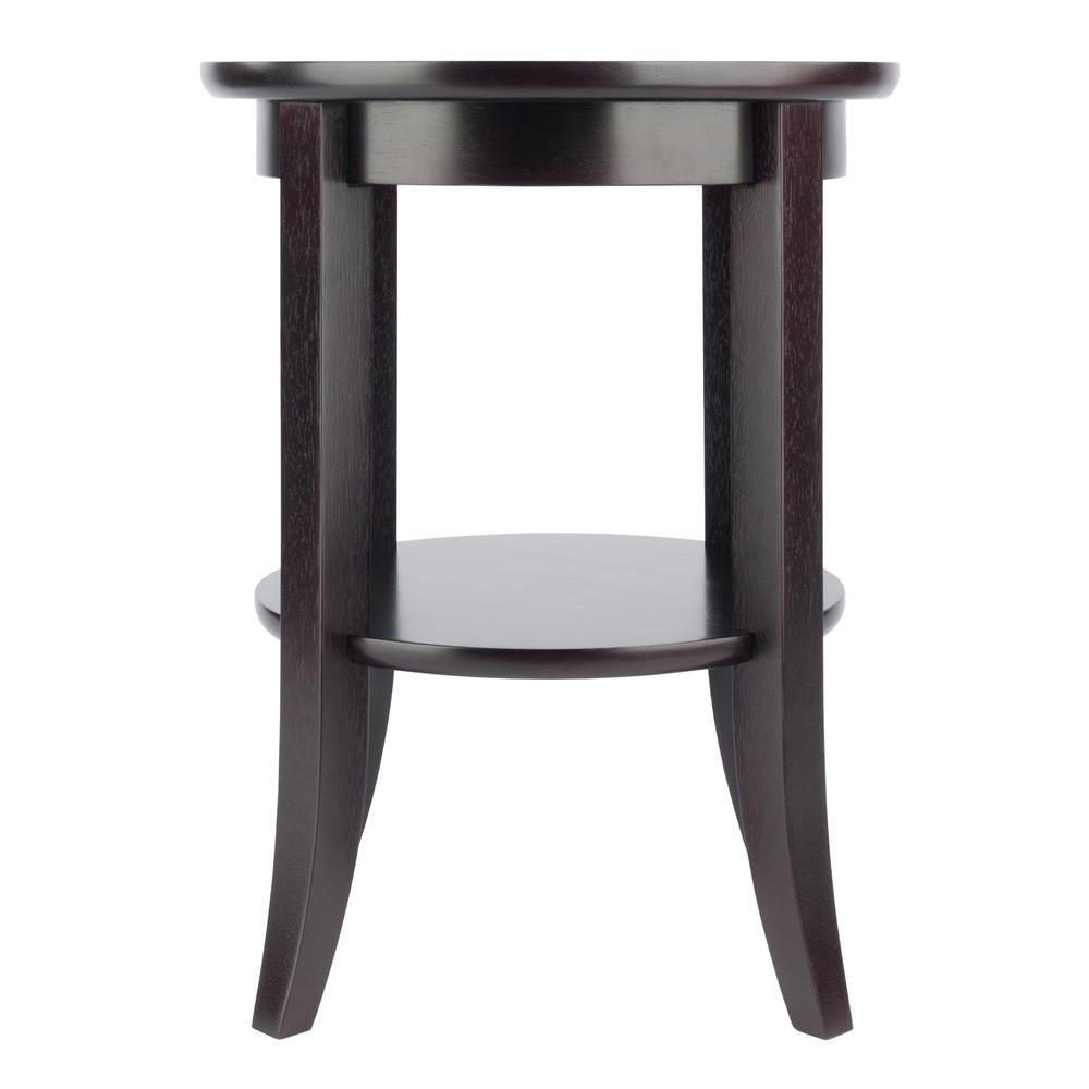 Genoa End Table, Glass Inset, one shelf. Picture 5