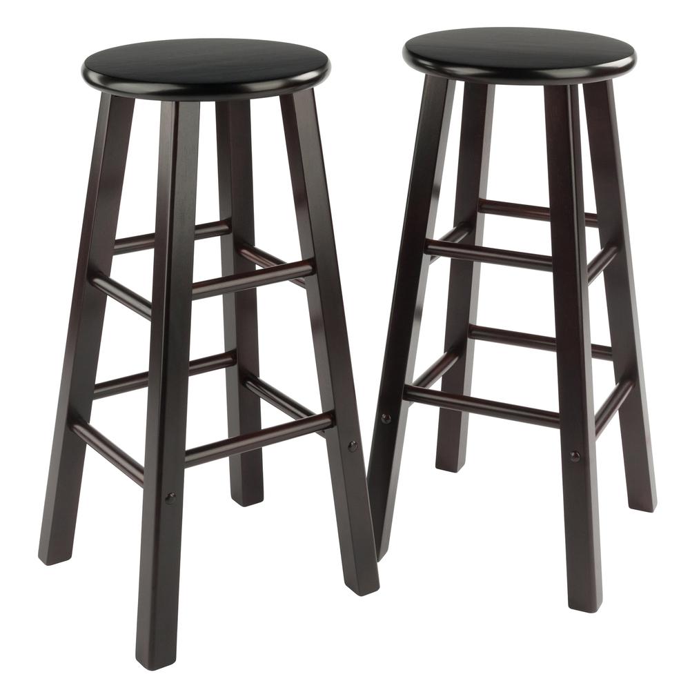 Element Bar Stools, 2-Pc Set, Espresso. Picture 2