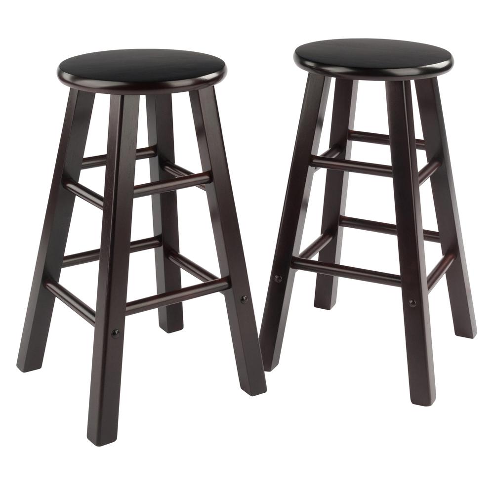 Element Counter Stools, 2-Pc Set, Espresso. Picture 1