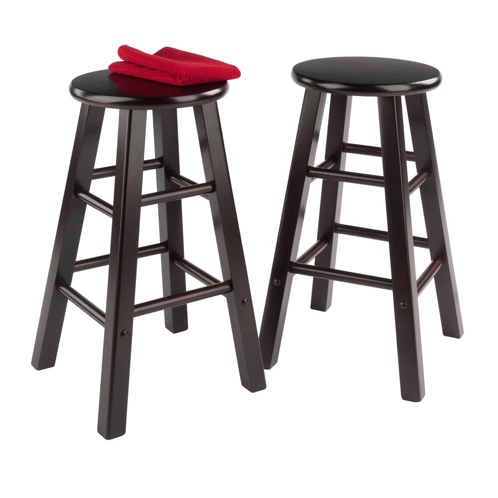 Element Counter Stools, 2-Pc Set, Espresso. Picture 4