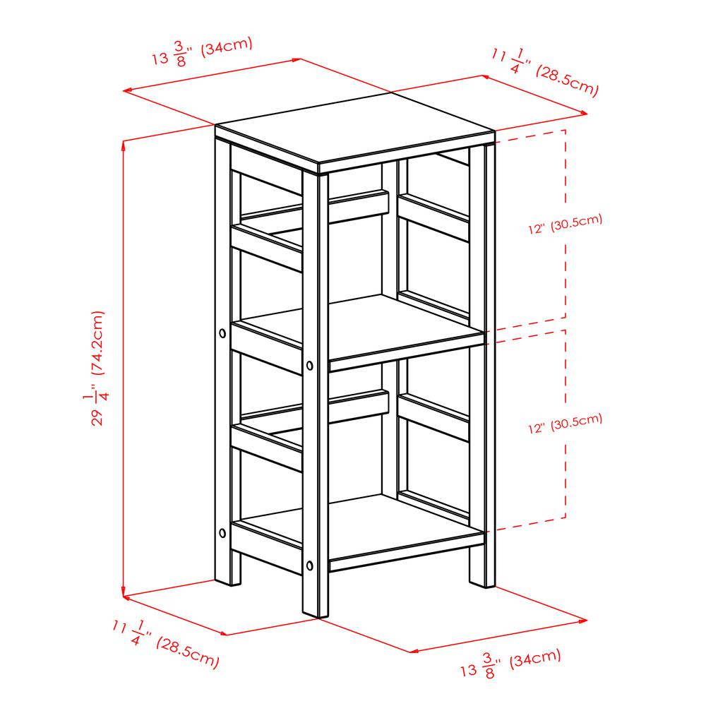 Leo Shelf / Storage, Book, 2-Tier, Narrow. Picture 11