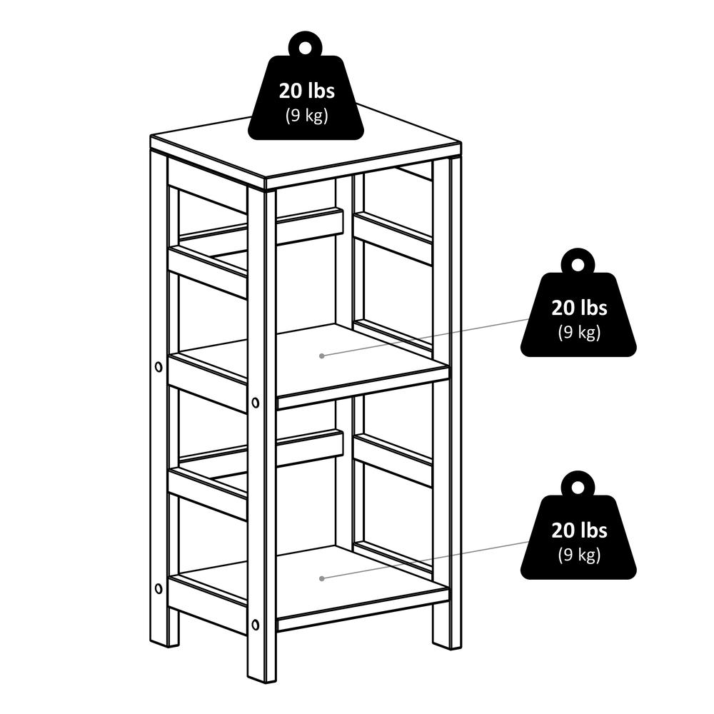Leo Shelf / Storage, Book, 2-Tier, Narrow. Picture 12