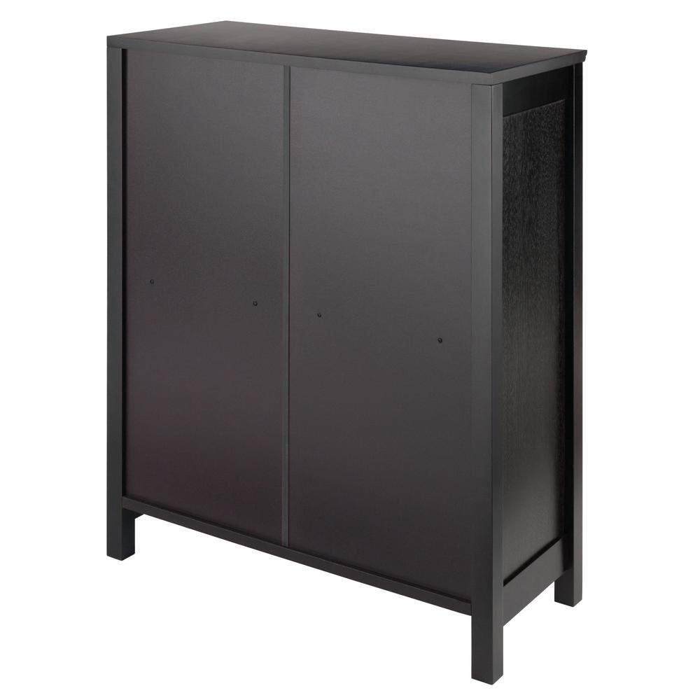 Terrace Storage Shelf 3-Tier 26" wide in Espresso. Picture 5