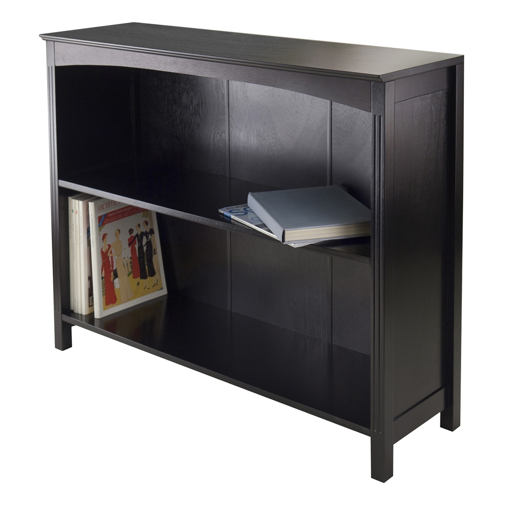 Terrace Storage Shelf 3-Tier 37" wide in Espresso. Picture 2