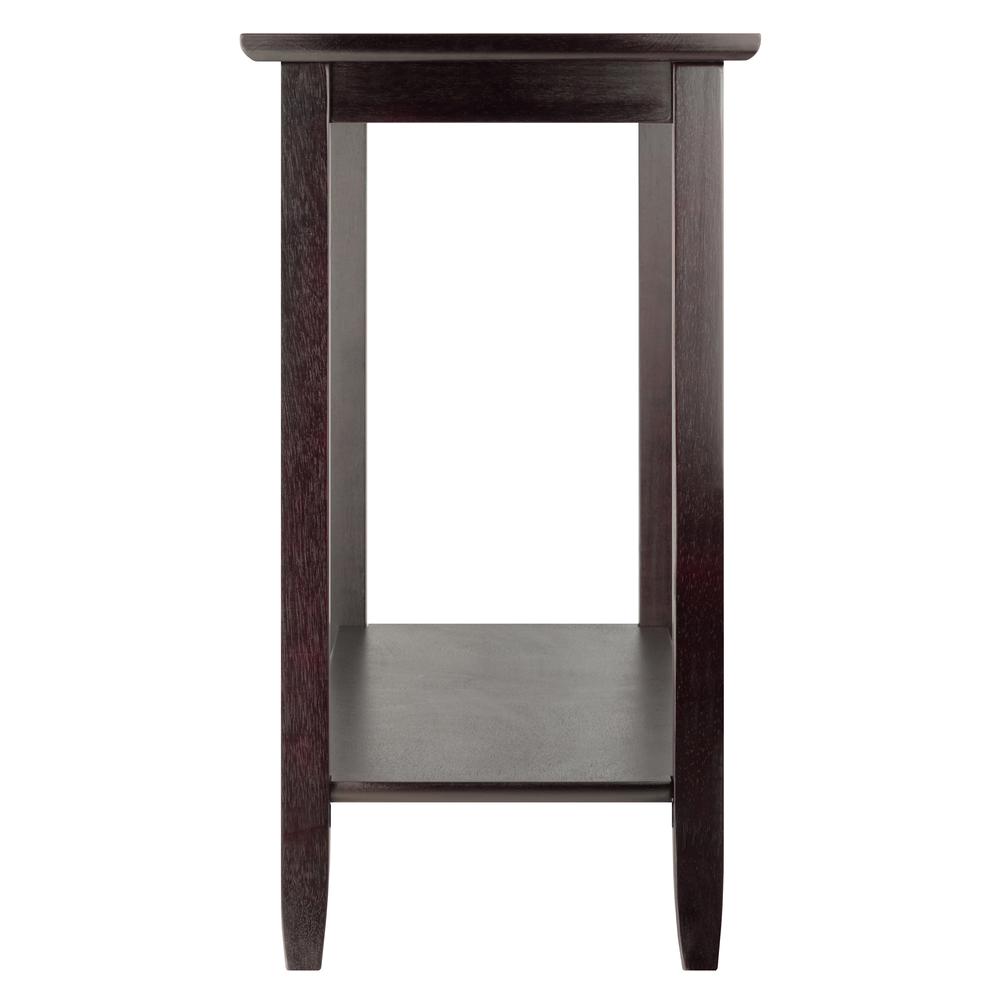 Genoa Rectangular Console Table with Glass and shelf. Picture 3