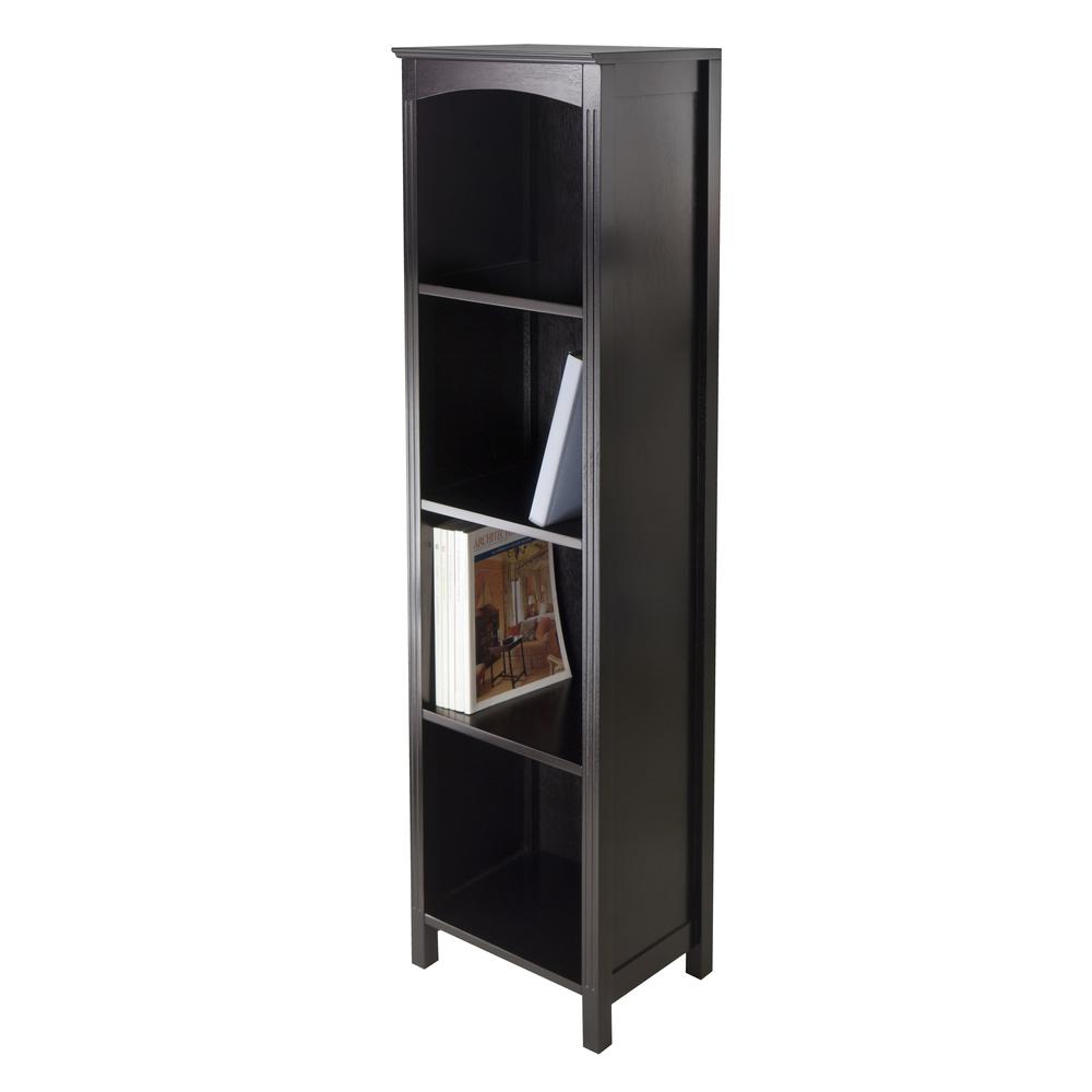 Terrace Storage Shelf 5-Tier in Espresso Finish. Picture 4