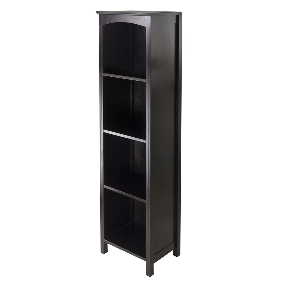 Terrace Storage Shelf 5-Tier in Espresso Finish. Picture 1
