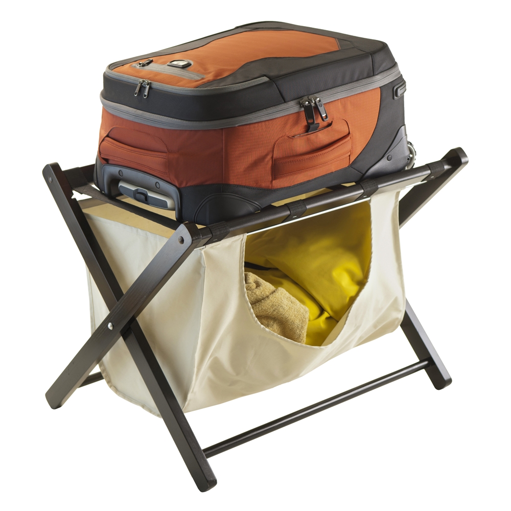 Dora Luggage Rack with removable fabric basket. Picture 2