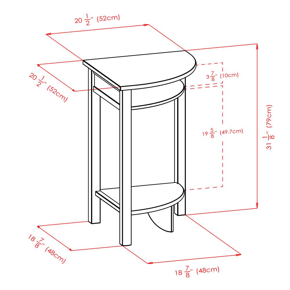Liso Corner Table, Cube Storage and Shelf. Picture 6