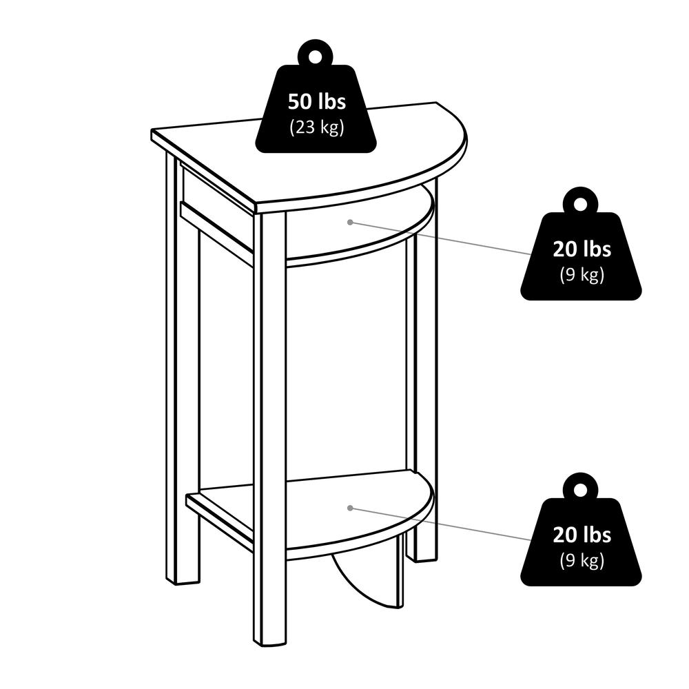 Liso Corner Table, Cube Storage and Shelf. Picture 7