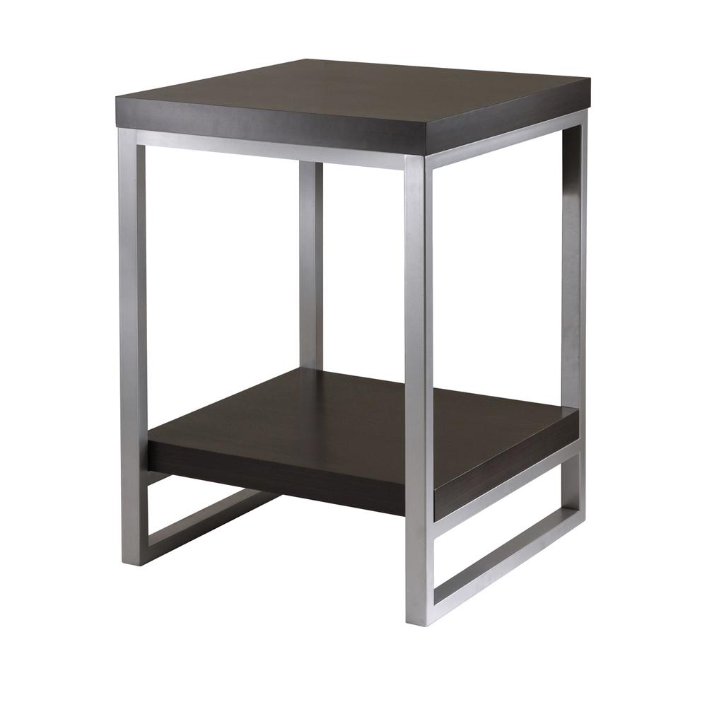 Jared End Table, Enamel Steel Tube. Picture 1