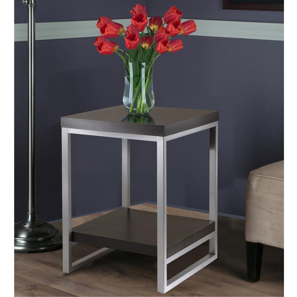 Jared End Table, Enamel Steel Tube. Picture 5
