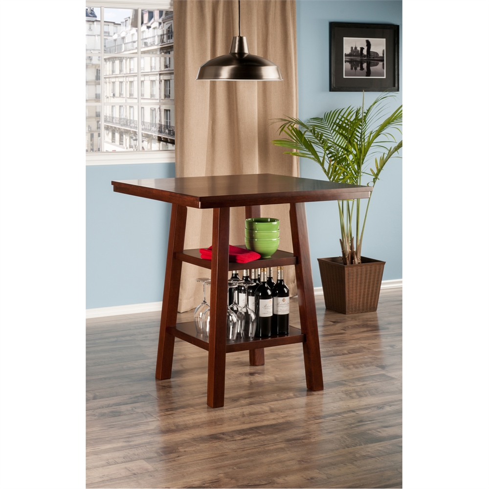 Orlando High Table w/ 2 Shelves. Picture 2