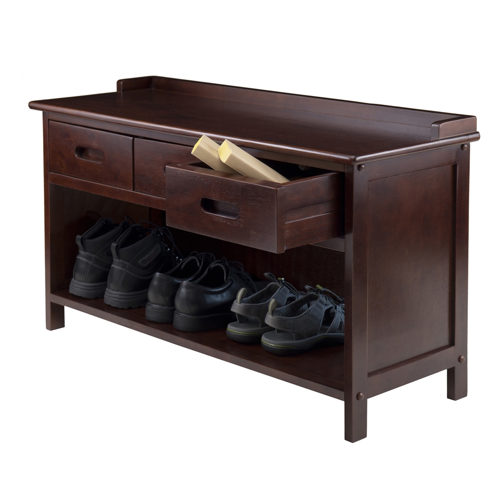 Adriana 3-Drawer Bench with Storage. Picture 2