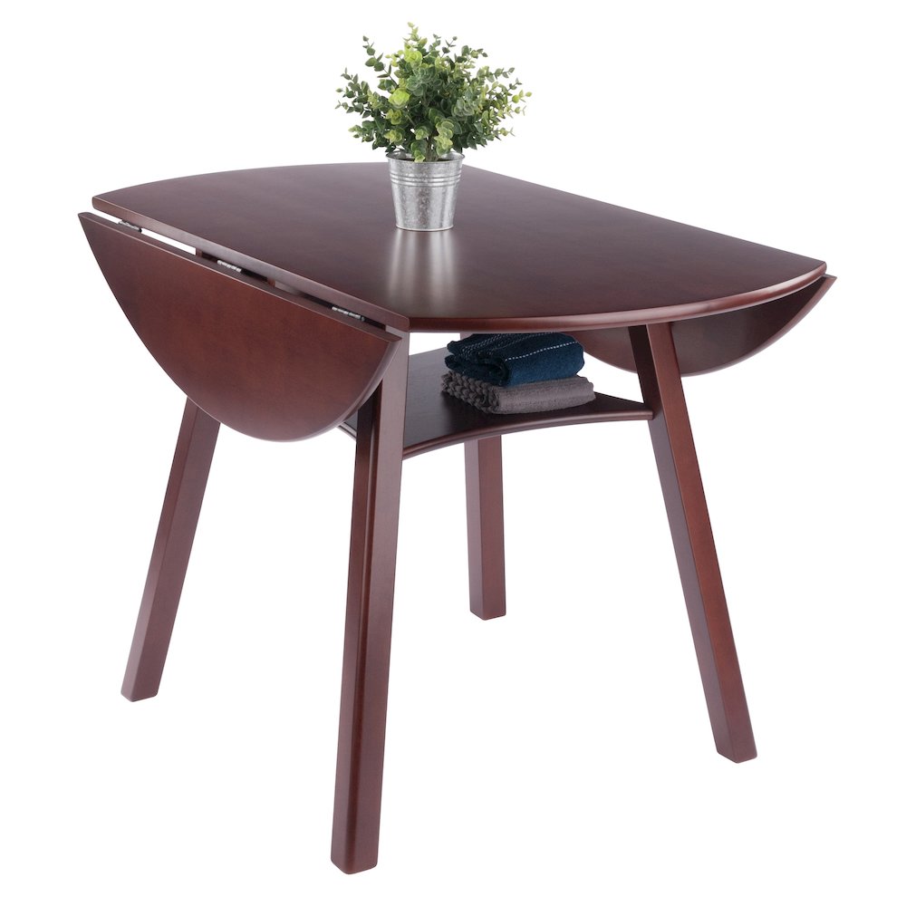 Marbelle Double Drop Leaf Dining Table, Walnut. Picture 12
