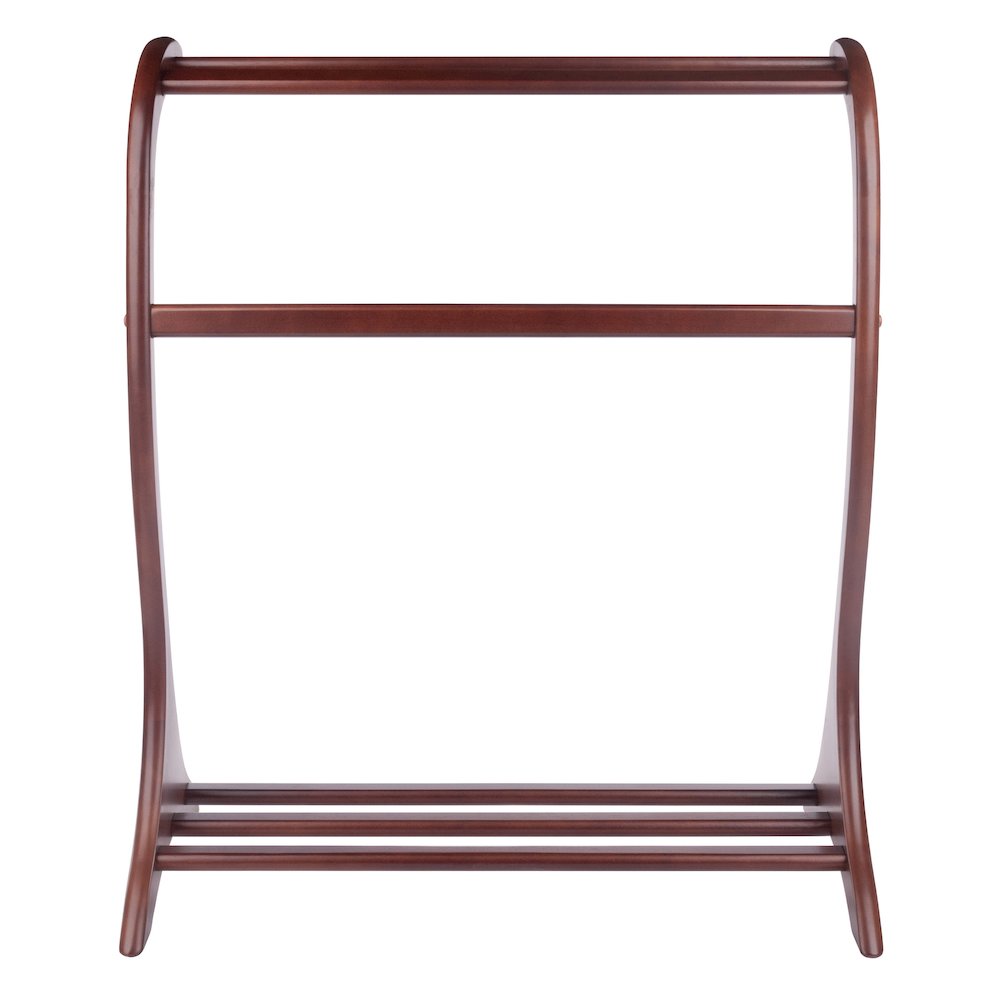 Bella Blanket Rack, Walnut. Picture 5
