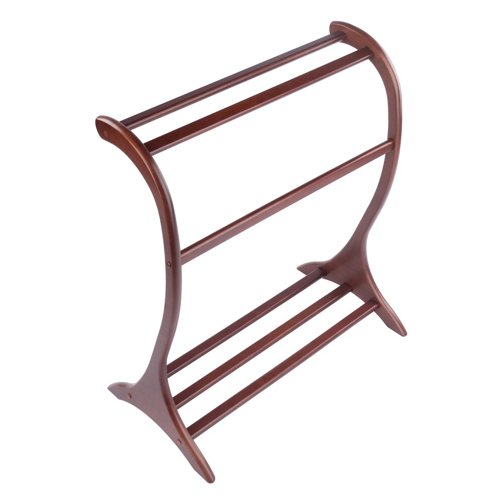 Bella Blanket Rack, Walnut. Picture 11