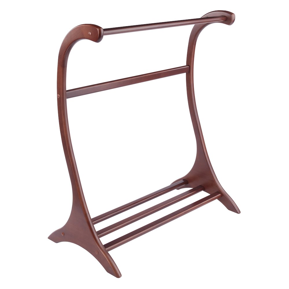 Bella Blanket Rack, Walnut. Picture 13
