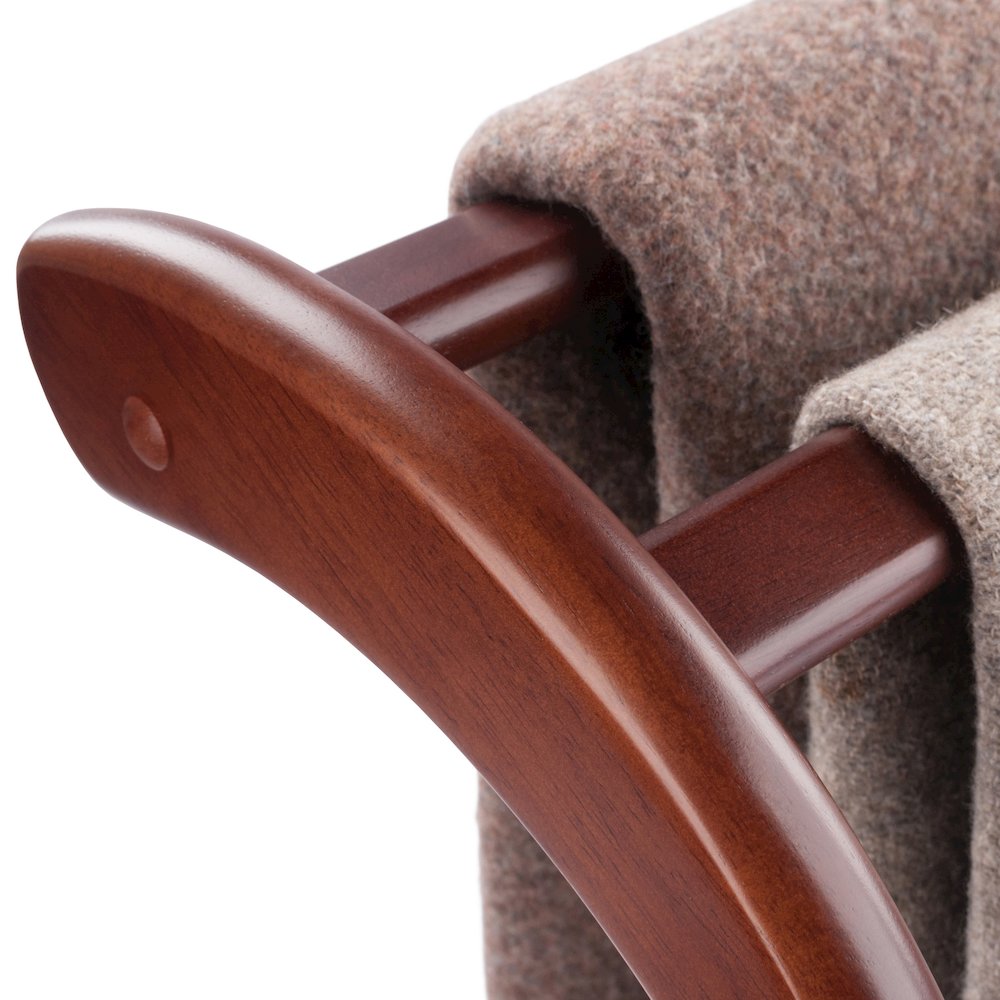 Bella Blanket Rack, Walnut. Picture 14