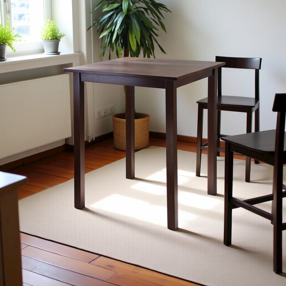 Square Pub Table – Bar Height Dining Table for Kitchen or Bistro. Picture 2