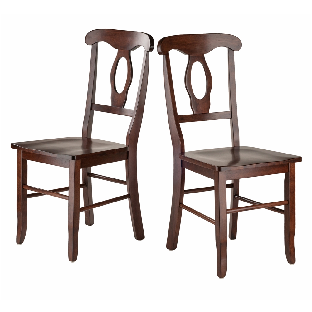 Renaissance 2-Pc Set Key Hole Back Chairs. Picture 1