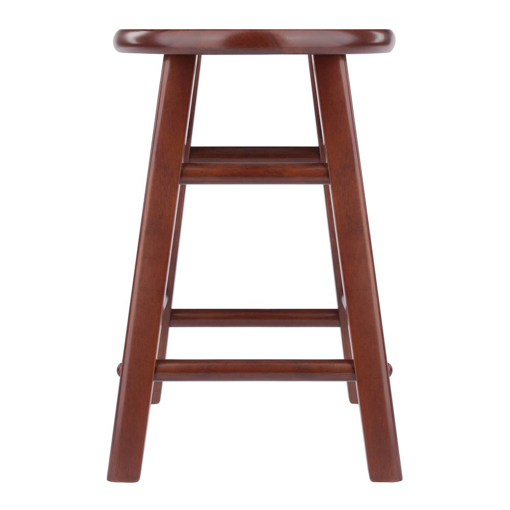 Element 2-Pc Dining Stool Set, Walnut. Picture 2