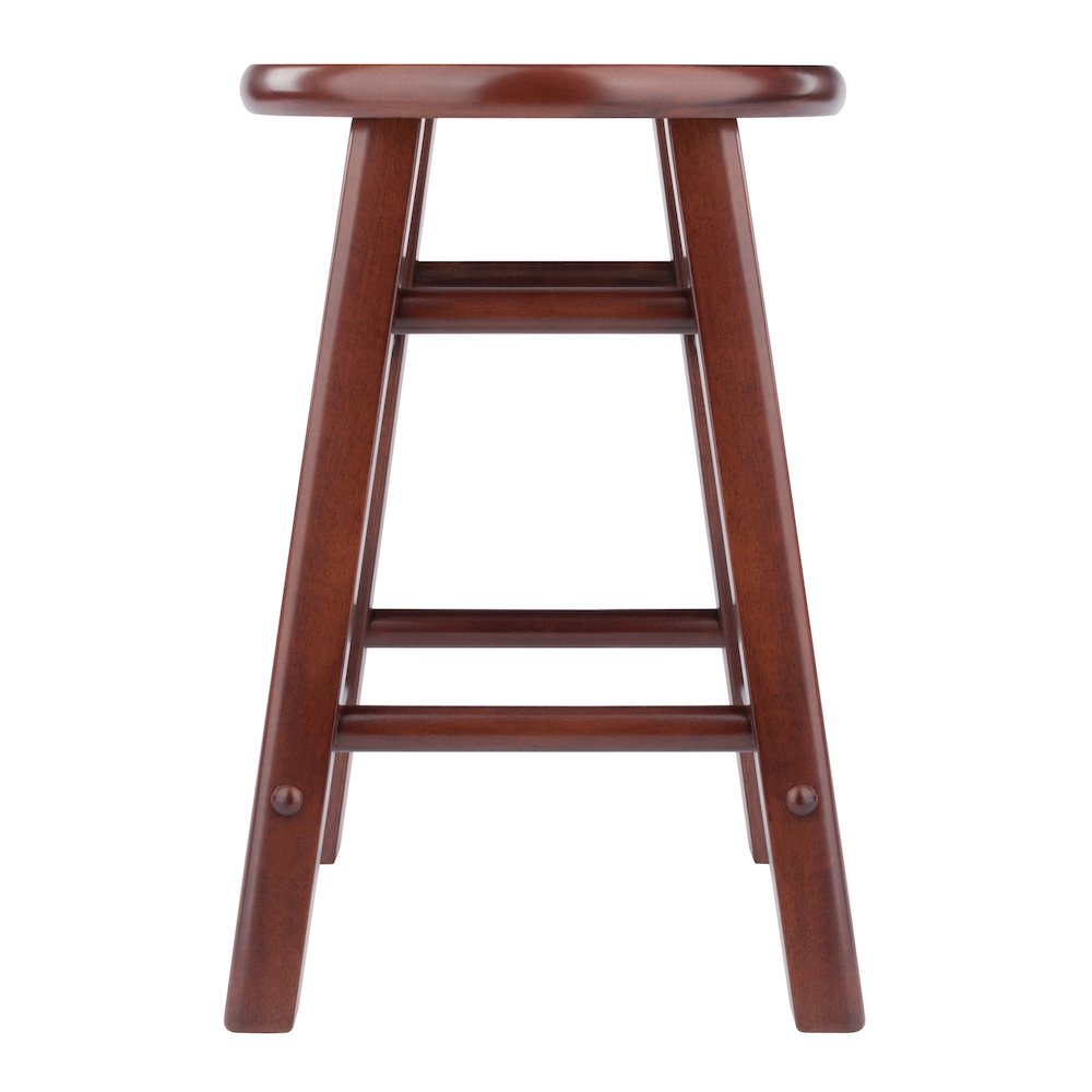 Element 2-Pc Dining Stool Set, Walnut. Picture 3