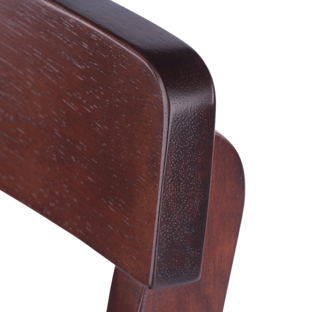 Xenia 2-Pc Set X-Back Chairs, Walnut. Picture 8