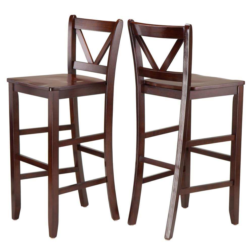 Victor 2-pc 29" V Back Bar Stools. Picture 1