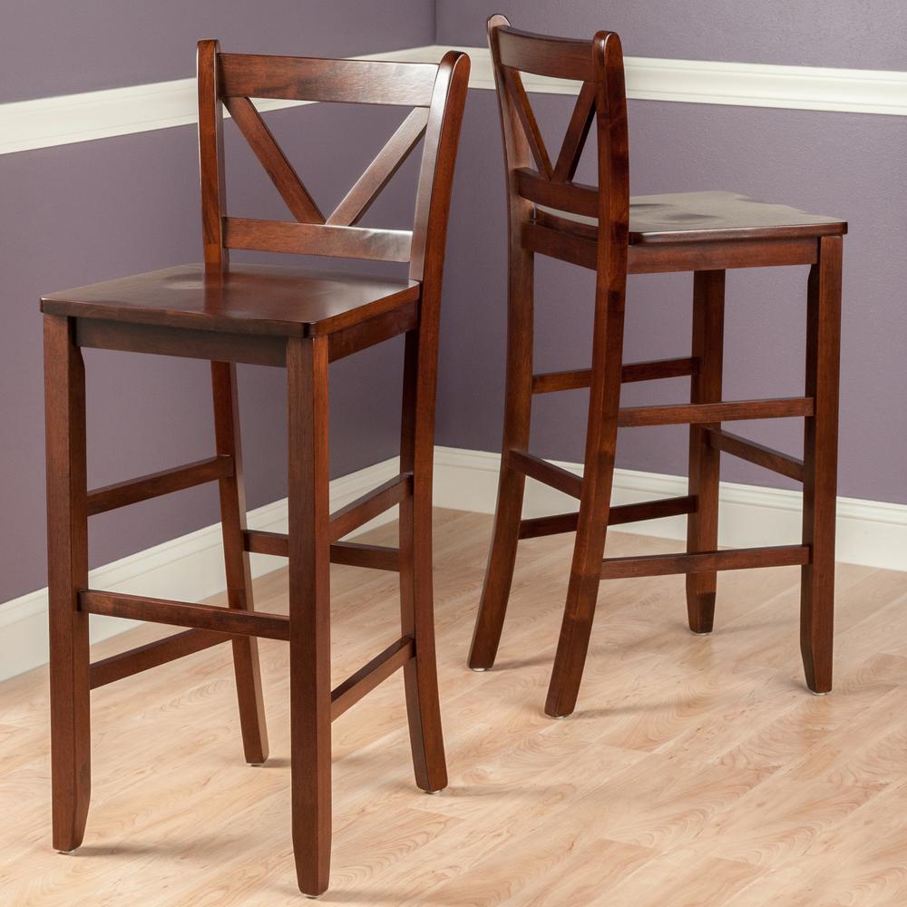 Victor 2-pc 29" V Back Bar Stools. Picture 7