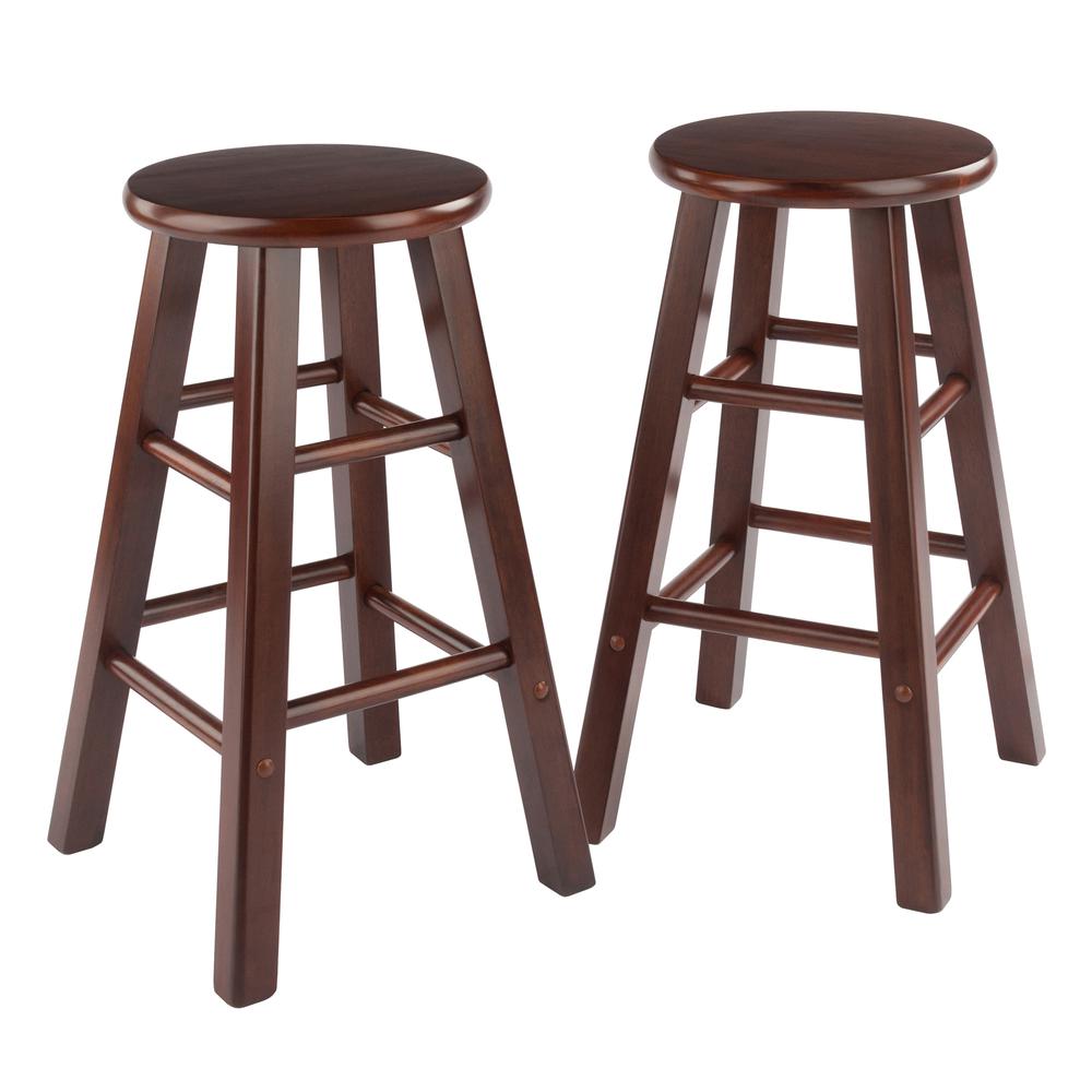Element Counter Stools, 2-Pc Set, Walnut. Picture 8