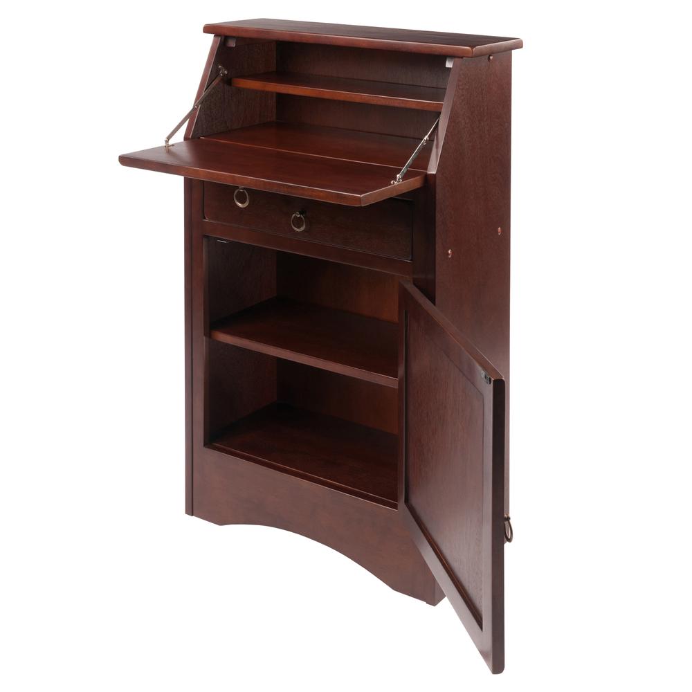 Regalia Secretary Desk Walnut Finish. Picture 4