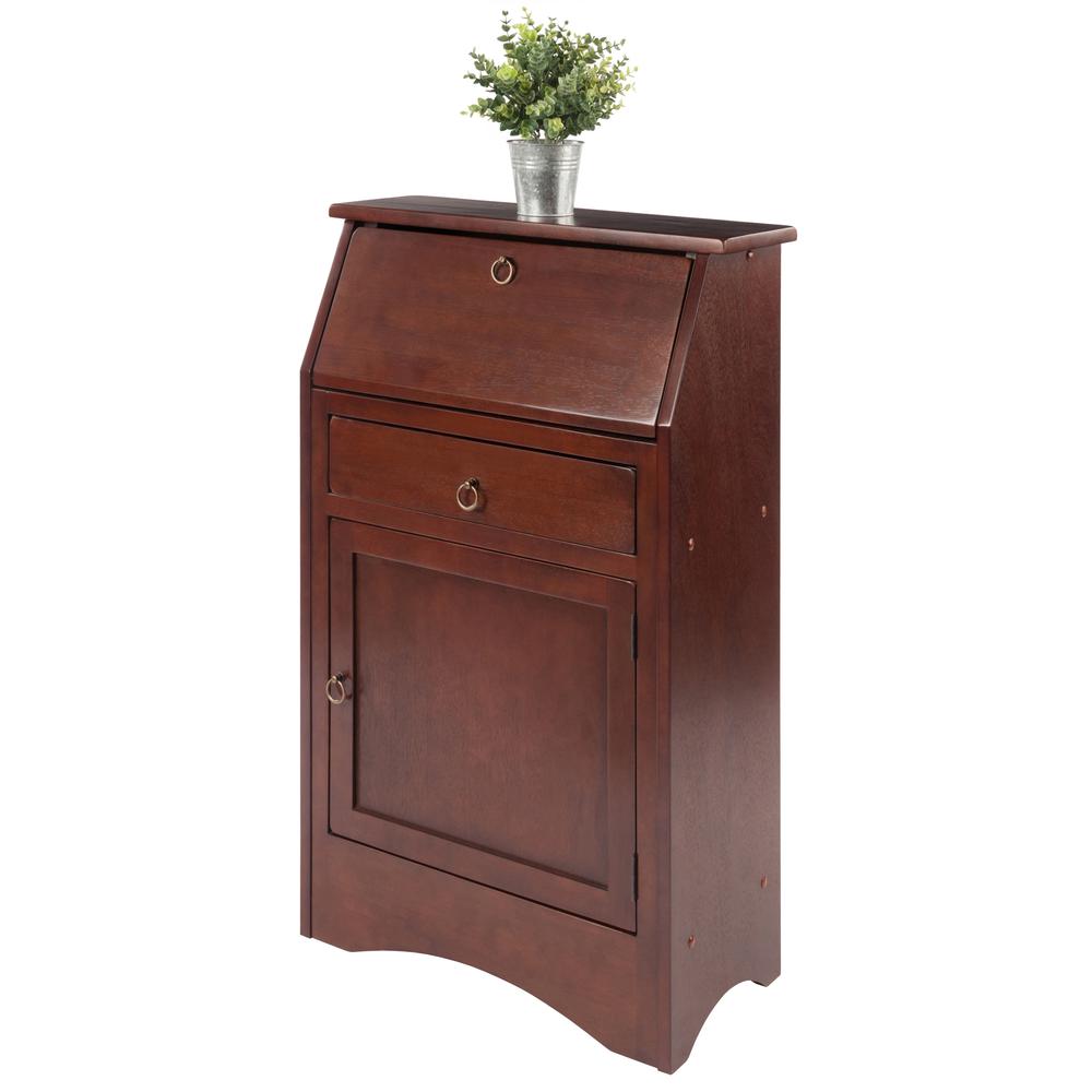 Regalia Secretary Desk Walnut Finish. Picture 10
