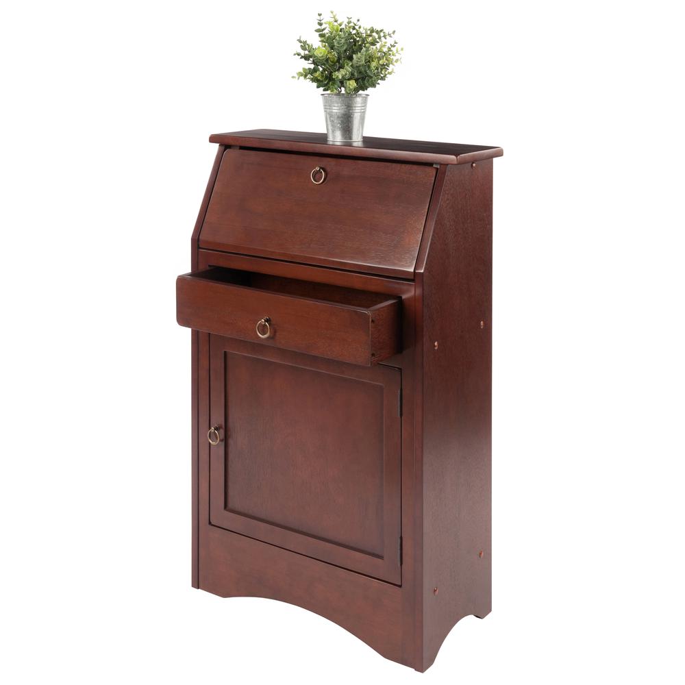 Regalia Secretary Desk Walnut Finish. Picture 2