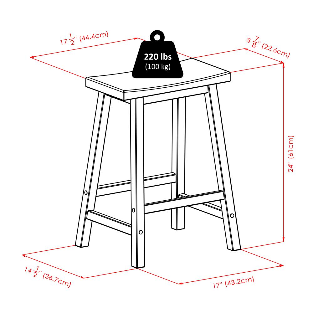 Sally 3-Pc Breakfast Table Set with 2 Saddle Seat Stools. Picture 3