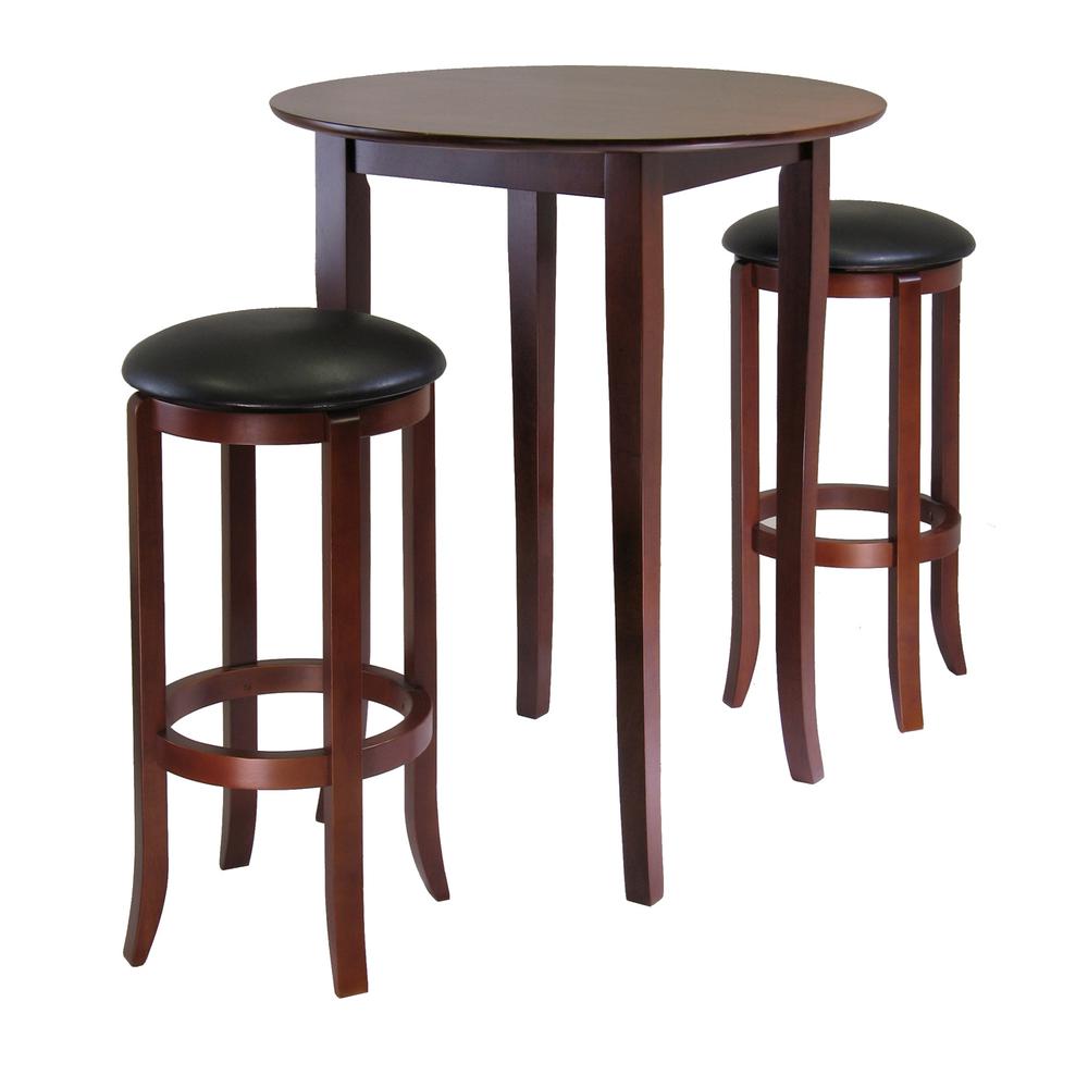 Fiona Round 3-Pc High/Pub Table Set. Picture 1
