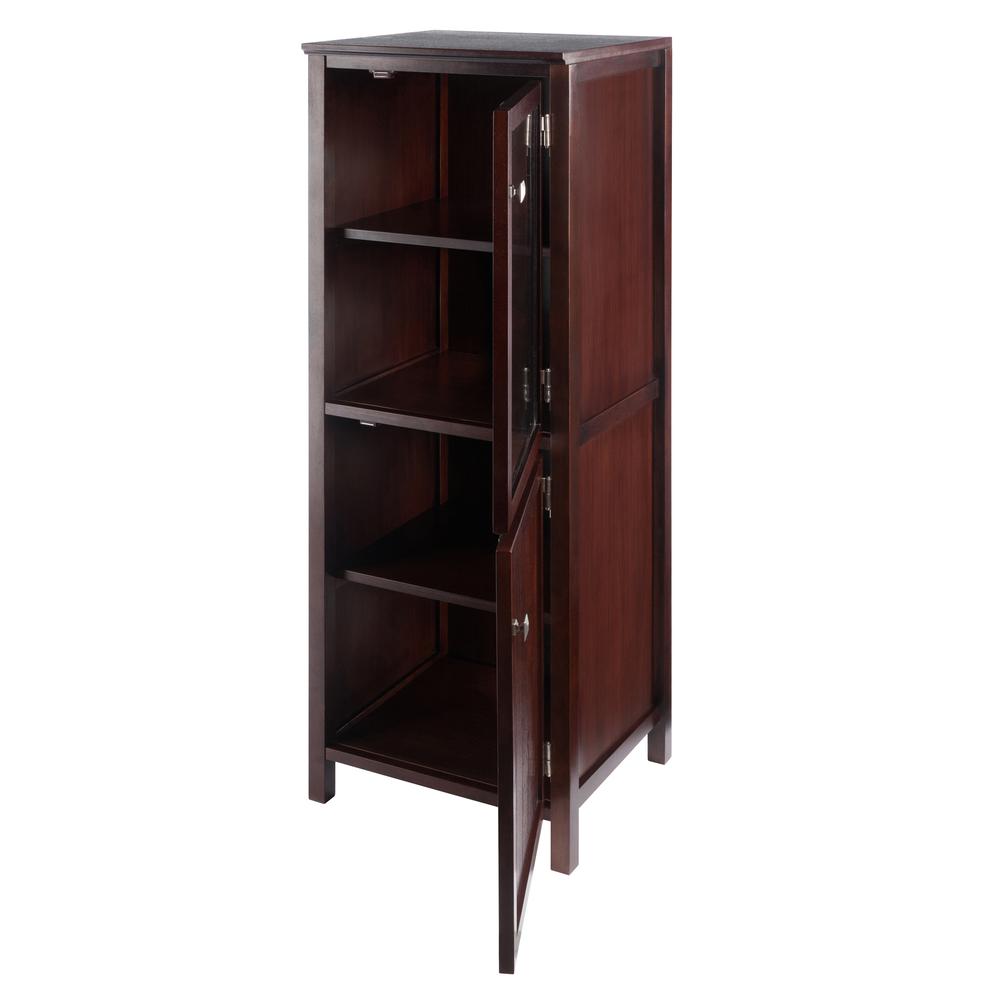 Brooke Cupboard Walnut Finish. Picture 2