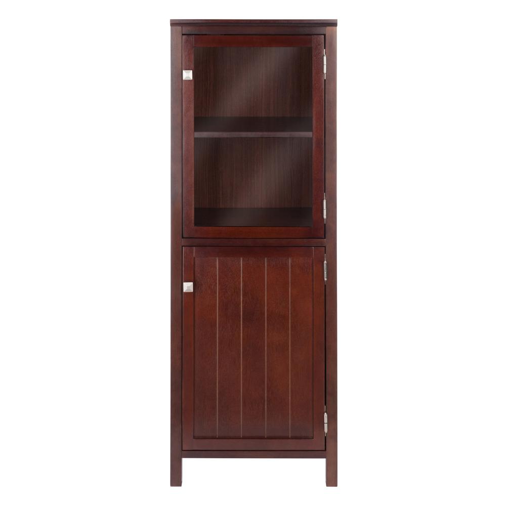Brooke Cupboard Walnut Finish. Picture 3