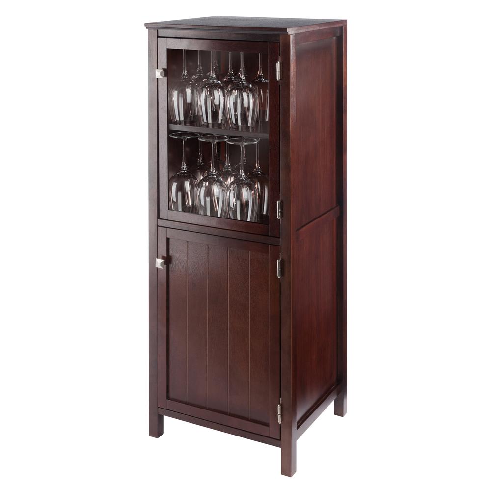 Brooke Cupboard Walnut Finish. Picture 7