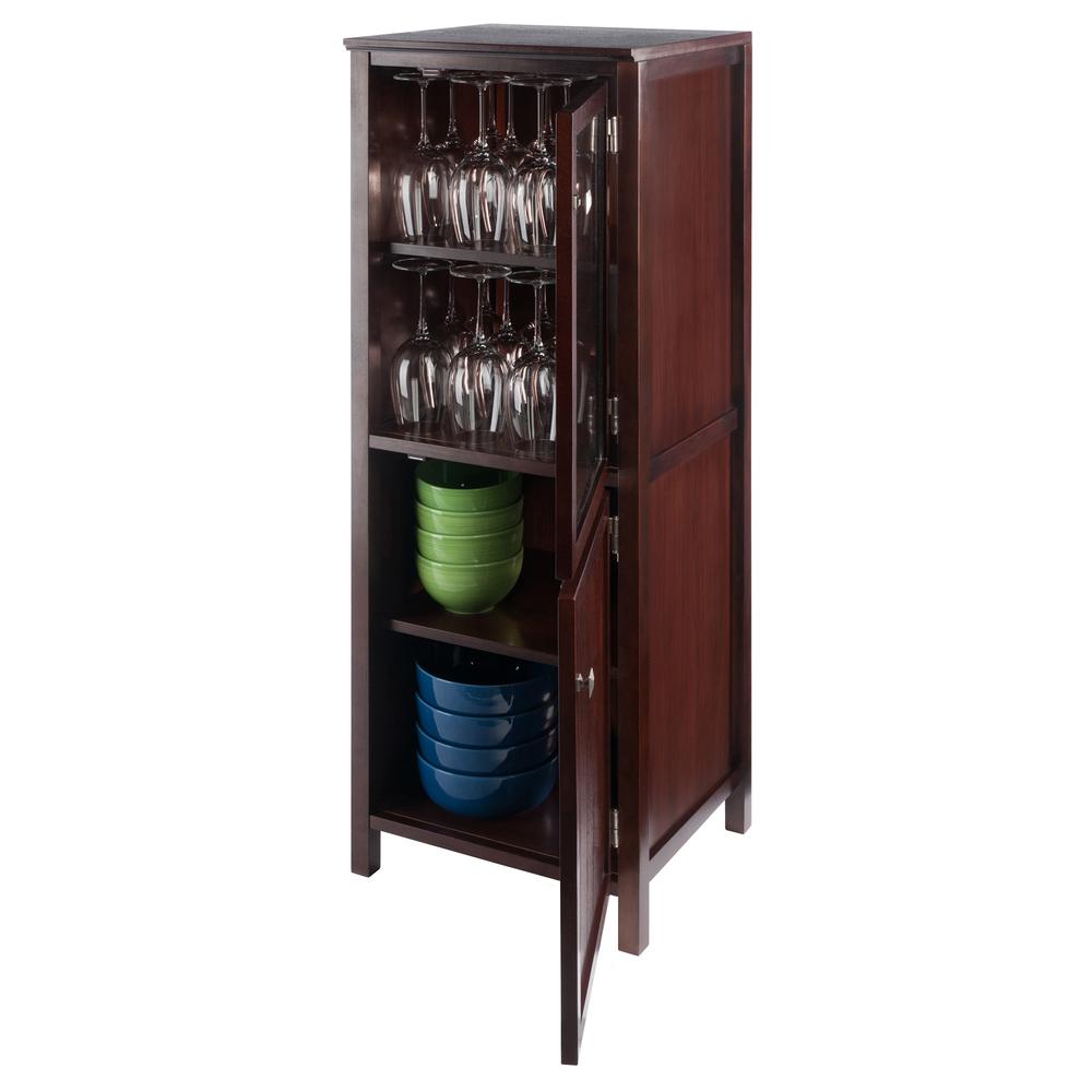 Brooke Cupboard Walnut Finish. Picture 8